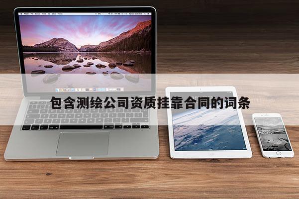 包含測(cè)繪公司資質(zhì)掛靠合同的詞條