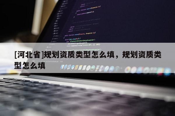 [河北省]規(guī)劃資質(zhì)類型怎么填，規(guī)劃資質(zhì)類型怎么填